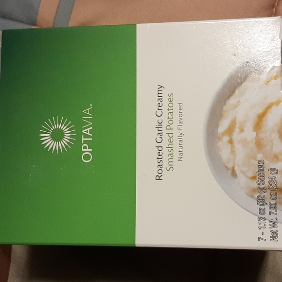 OPTAVIA Kitchen Optavia Roasted Garlic Creamy Smashed Potatoes Past